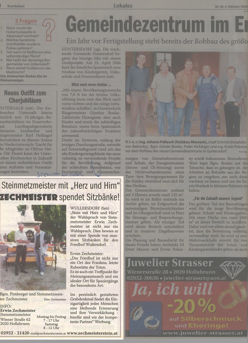 Grabsteine vom Steinmetz Zechmeister für Wien Hollabrunn und Niederösterreich - Grabsteine Wien - Steinmetz Wien