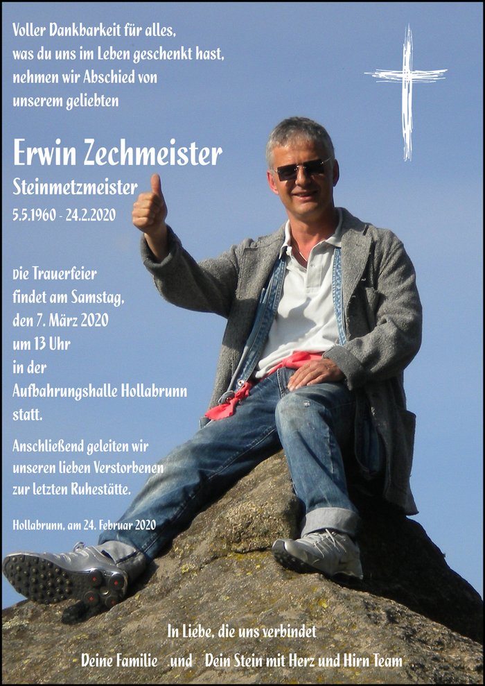 Erwin Zechmeister Steinmetzmeister