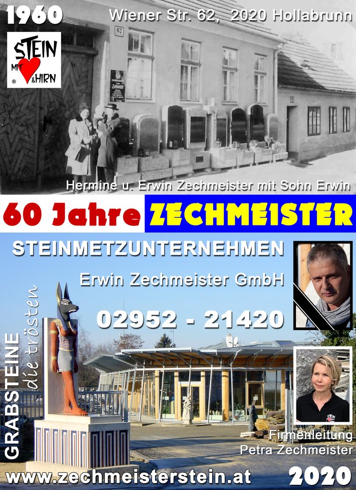 Grabstein von Ihrem Steinmetz Team Zechmeister für Wien Hollabrunn und Niederösterreich